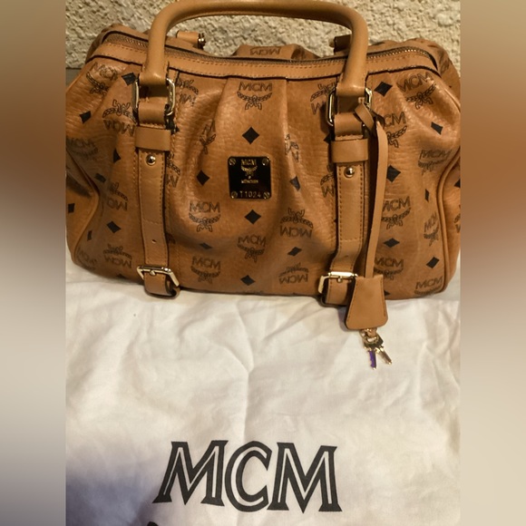 MCM Cognac Bowler’s Bag - Picture 2 of 16